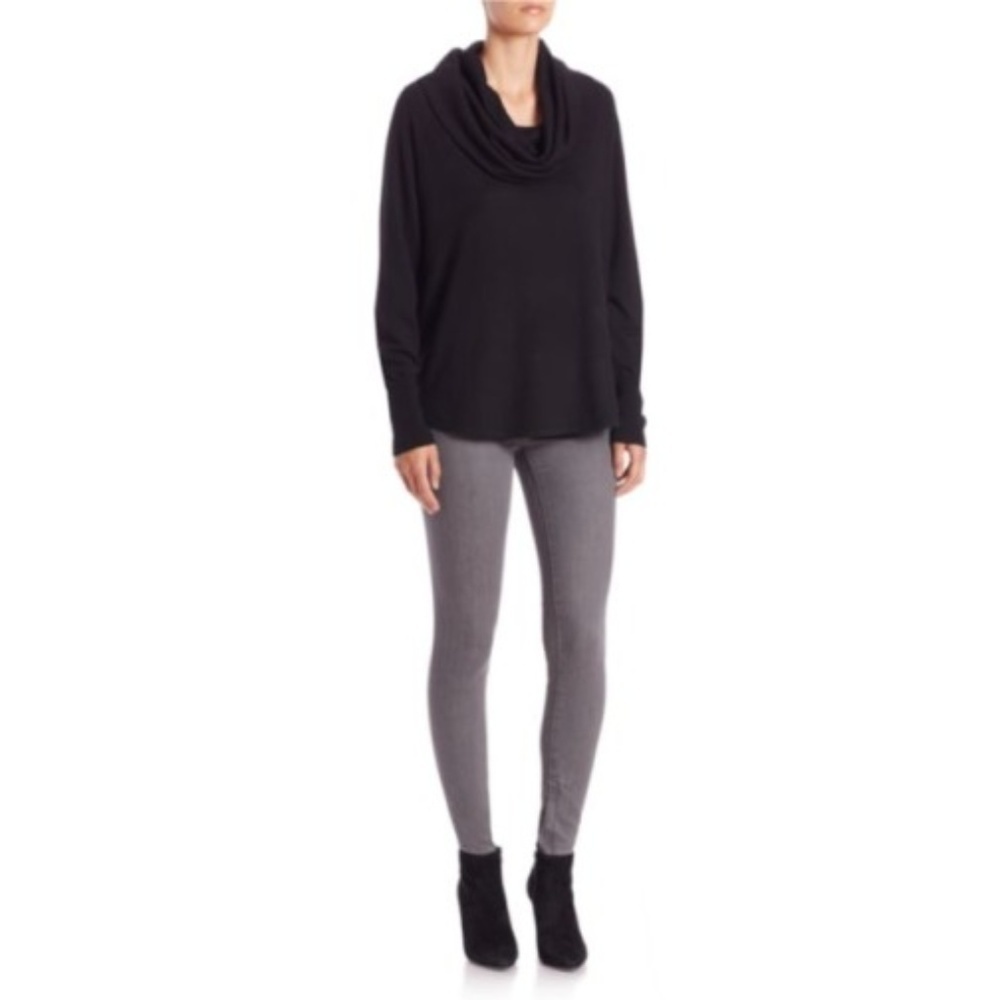 Joie Wesley Cowl Neck Pullover Sweater, Caviar
